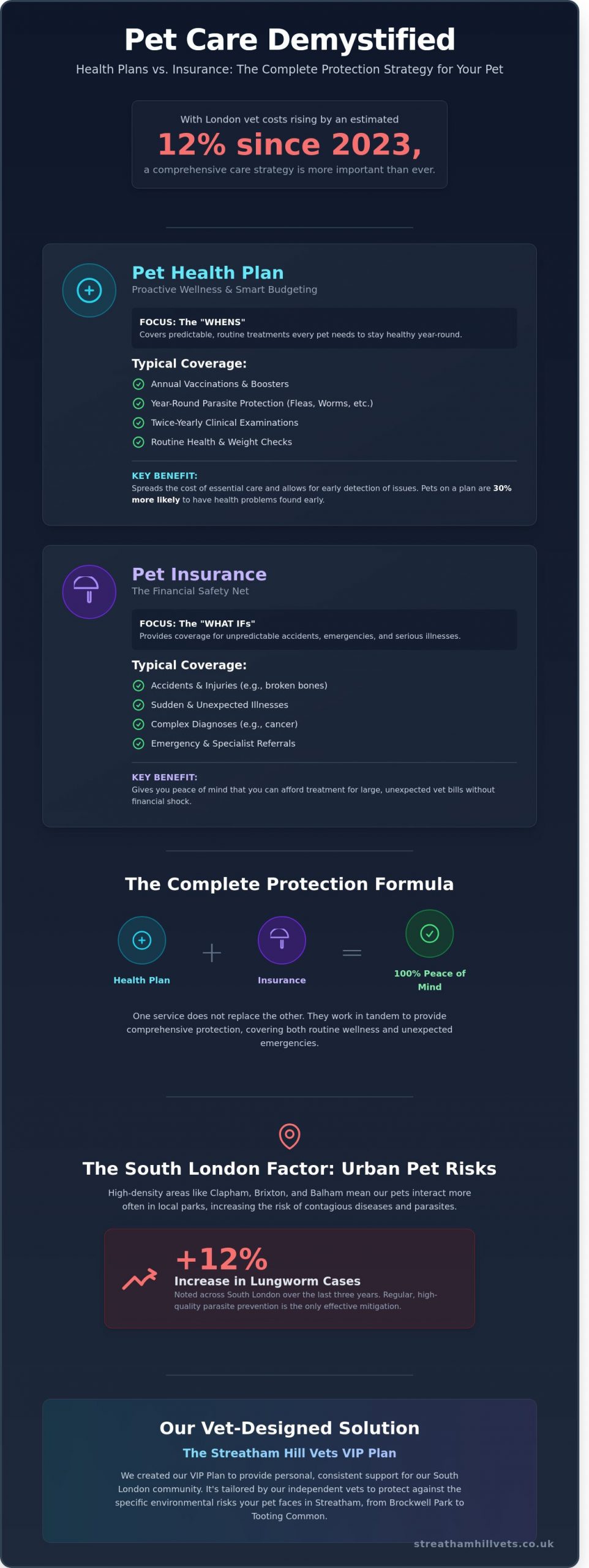 Pet Plan Guide for Streatham & South London: Protecting Your Companion - Infographic
